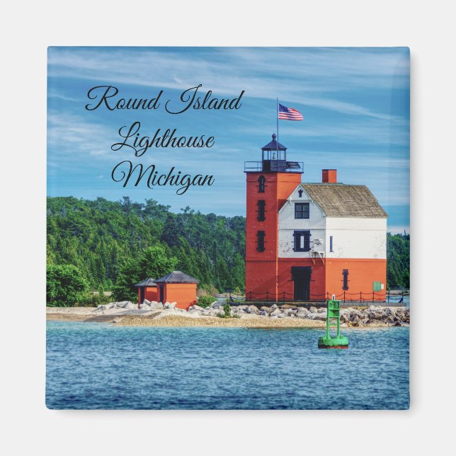 Aimant Phare de Round Island (Devant)