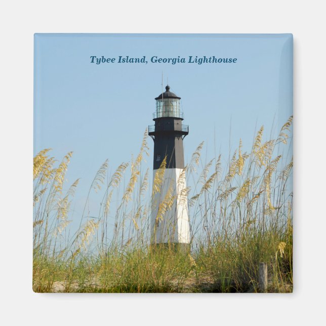 Aimant Phare de Tybee Island (Devant)