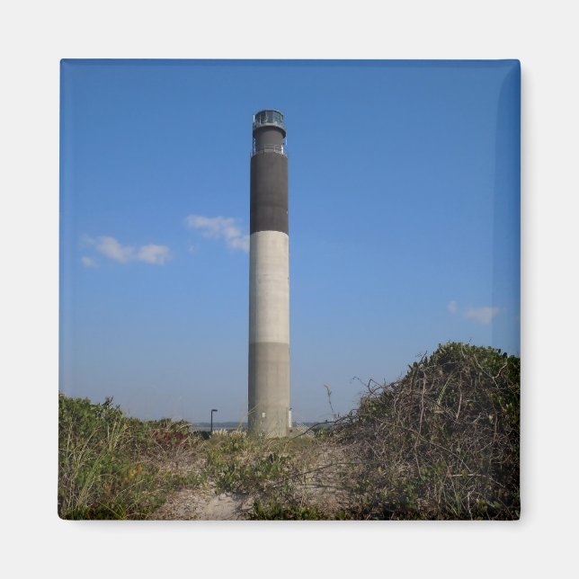 Aimant Phare d'Oak Island, Caroline du Nord (Devant)