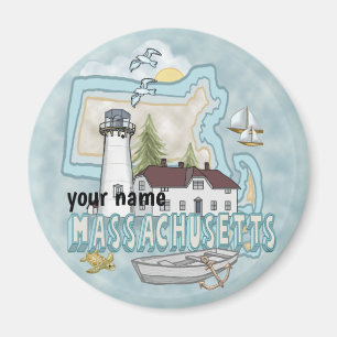 Aimant Phare du Massachusetts