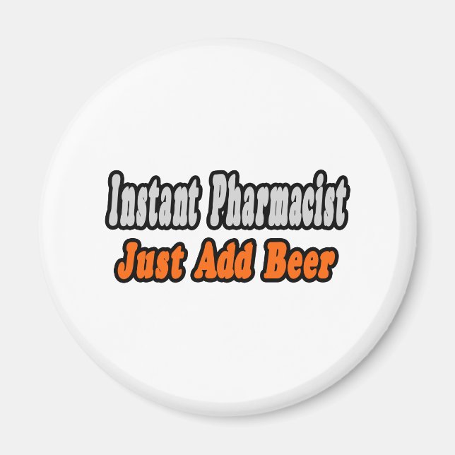 Aimant Pharmaciste...Ajouter la bière (Devant)