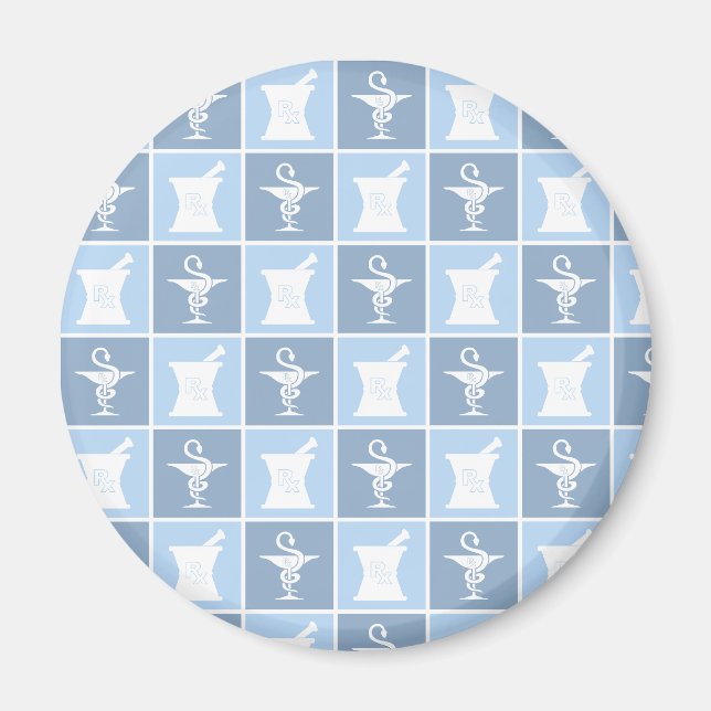Aimant Pharmacy Symbol | Pharmacist | Pharmacy Tech (Devant)