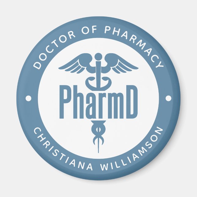 Aimant PharmD Docteur en pharmacie Pharmacy Graduation Ph (Devant)
