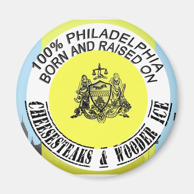 Aimant Philadelphie née et élevée (Devant)