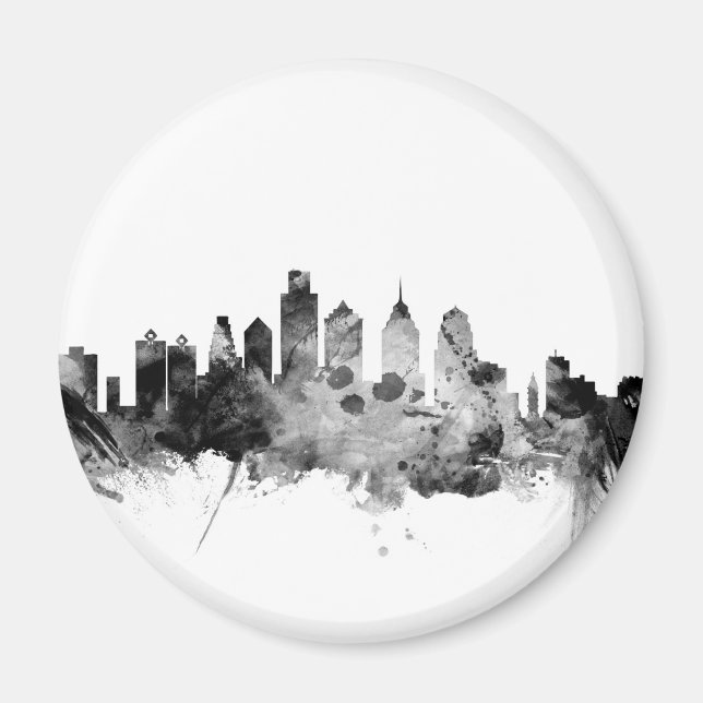 Aimant Philadelphie Pennsylvanie Skyline (Devant)