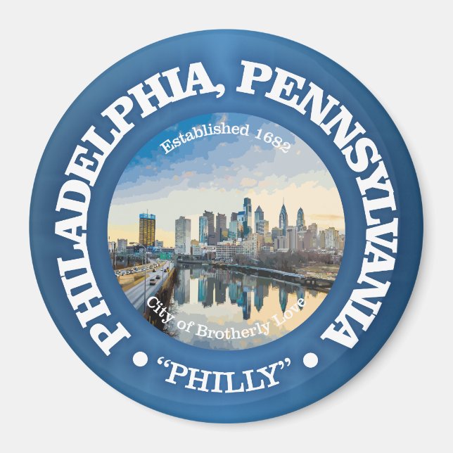 Aimant Philadelphie (villes) (Devant)