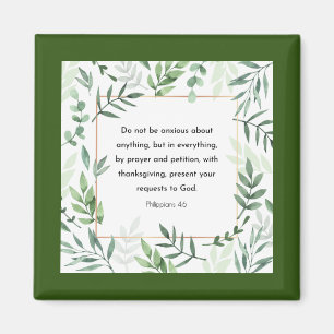 Aimant Philippiens 4:6, Verse biblique,