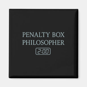 Aimant Philosophe de la boîte de pénalité Citation drôle 
