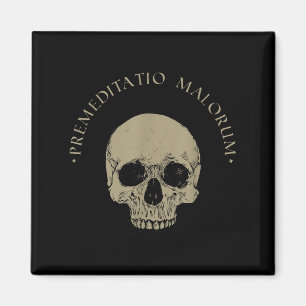 Aimant Philosophie stoïque Préméditation Malorum Crâne St