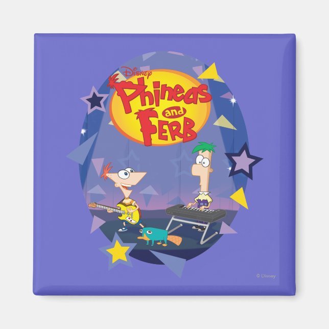 Aimant Phinées et Ferb 1 (Devant)