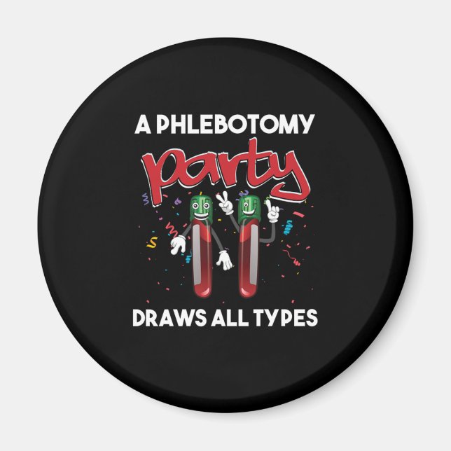 Aimant Phlebotomie Parti Vacutainer Sang Phlebotomiste Gi (Devant)