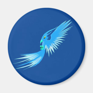 Aimant Phoenix bleu