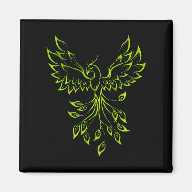 Aimant Phoenix se lève sur le noir (Devant)