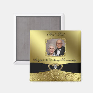 Aimant Photo Anniversaire de Mariage de Diamant