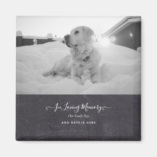 Aimant PHOTO Cadeau commémoratif de chien - Gardien de la