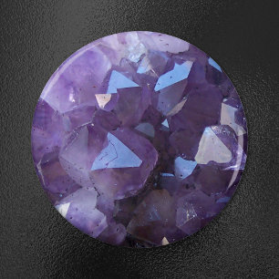 Aimant Photo d'Améthyste Quartz Brésilien Violet