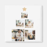 Photo d'arbre de Noël familial moderne avec étoile