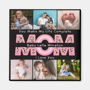 Aimant Photo de bébé moderne Vous rendez ma vie complèt