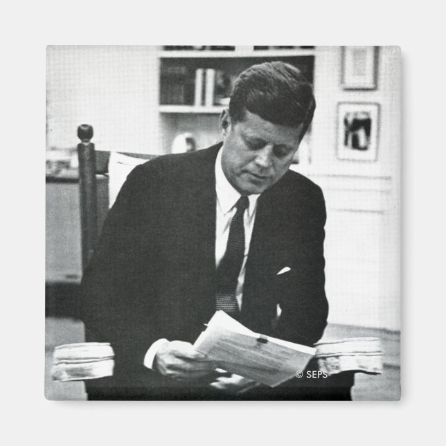 Aimant Photo de John F. Kennedy 2 (Devant)