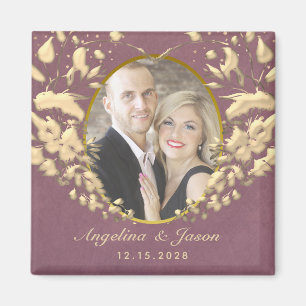 Aimant Photo de l'aimant Favor de mariage