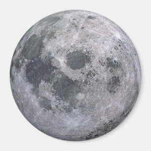 Aimant Photo de lune grise