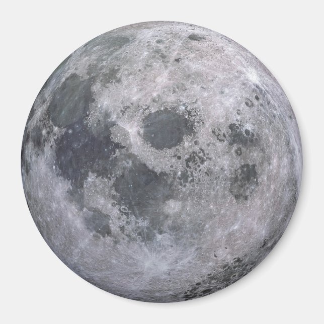Aimant Photo de lune grise (Devant)