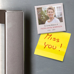 Aimant Photo de sympathie en souvenir affectueux