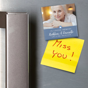 Aimant Photo de sympathie en souvenir affectueux