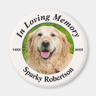 Aimant Photo Dog Memorial