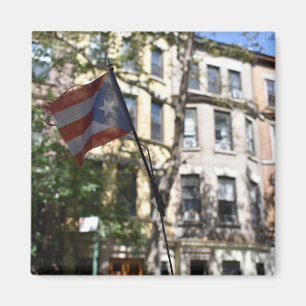 Aimant Photo du drapeau portoricain de New York