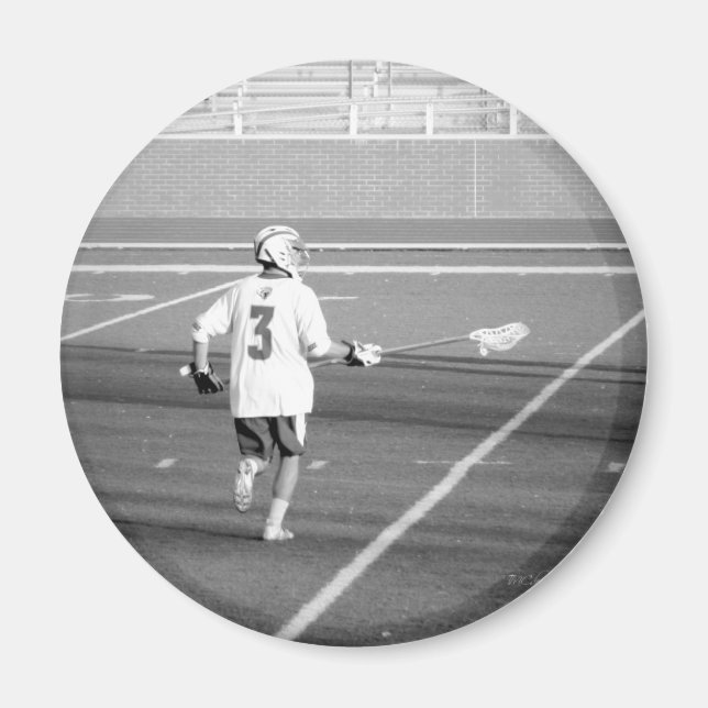 Aimant Photo du joueur sportif Lacrosse Maman Team Fan Cl (Devant)