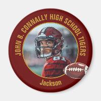 Photo d'un joueur de football du lycée Maroon Gold