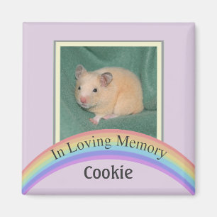 Aimant Photo personnalisable Mémorial pour animaux de com