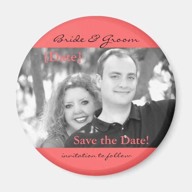 Aimant PHOTO PERSONNALISÉ (Devant)