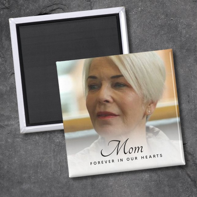 Aimant Photo personnalisée Hommage commémoratif funéraire (Photo Memorial Magnet)