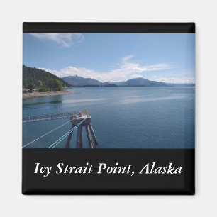 Aimant photo souvenir Icy Strait Point Alaska