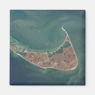Aimant Photographie de satellite de Nantucket