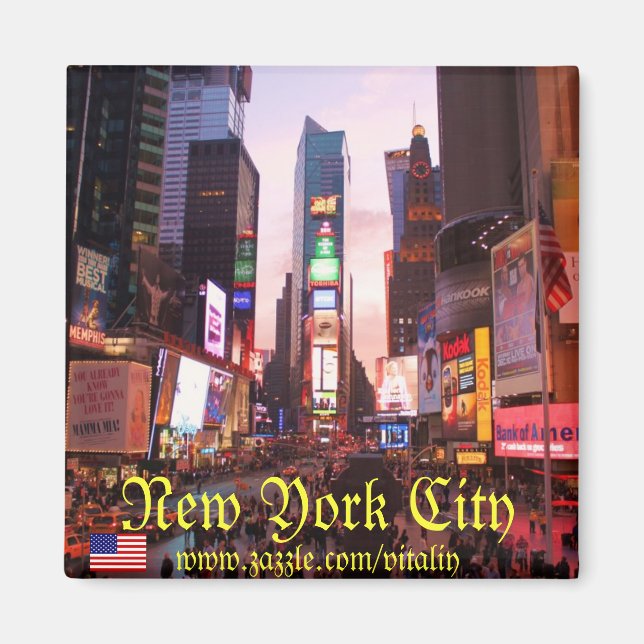 Aimant photographique de New York (Devant)