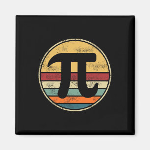 Aimant Pi Day 2025 Math Lover Mathematics Retro Vintage D