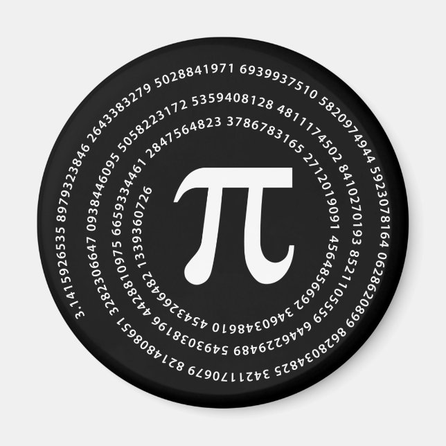 Aimant Pi Number (Devant)
