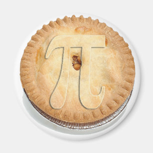 Aimant PI PIE CRUST ! Cutie Pie - Célébrez Pi Day! nombre