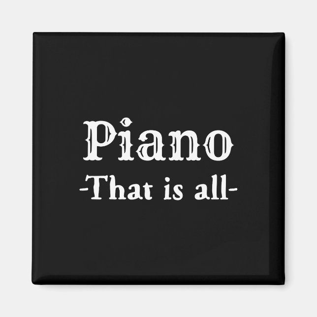 Aimant Piano C'Est Toute Musique Drôle (Devant)