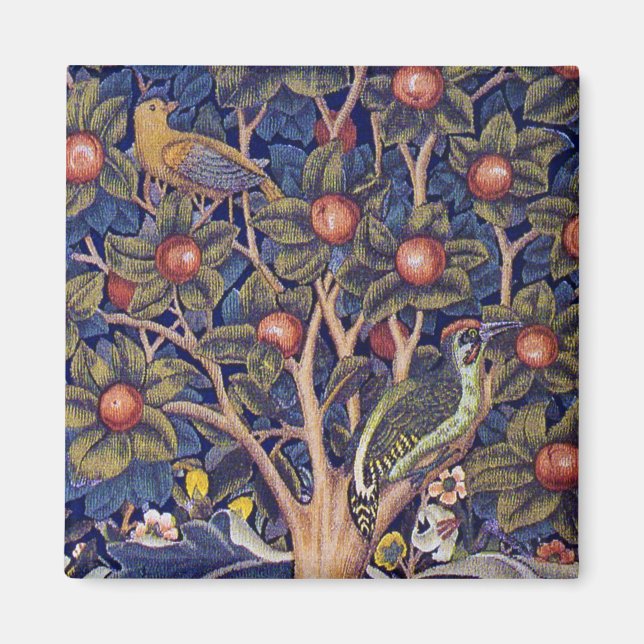 Aimant Pic de bois, William Morris (Devant)