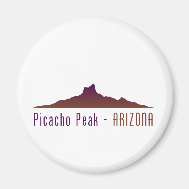 Aimant Pic Picacho - Arizona (Devant)