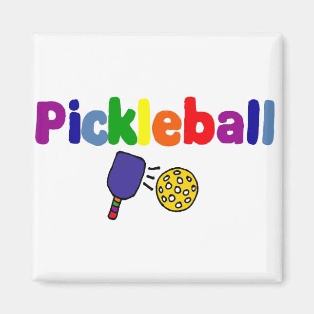 Aimant Pickleball Art (Devant)