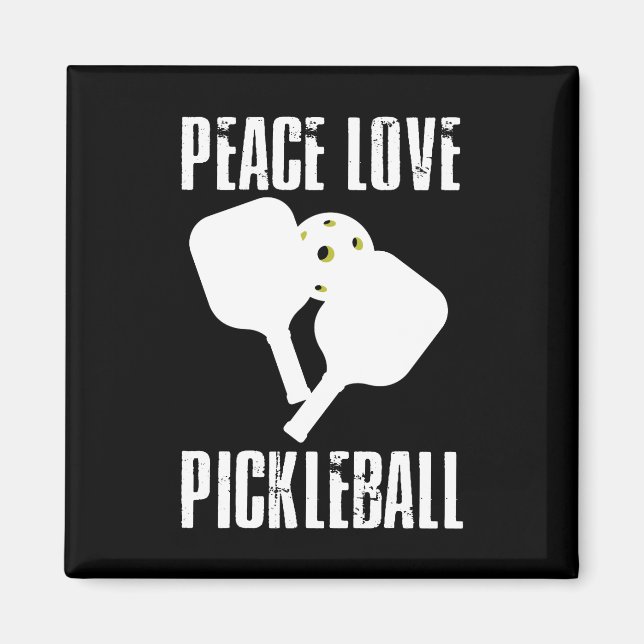 Aimant Pickleball drôle  (Devant)