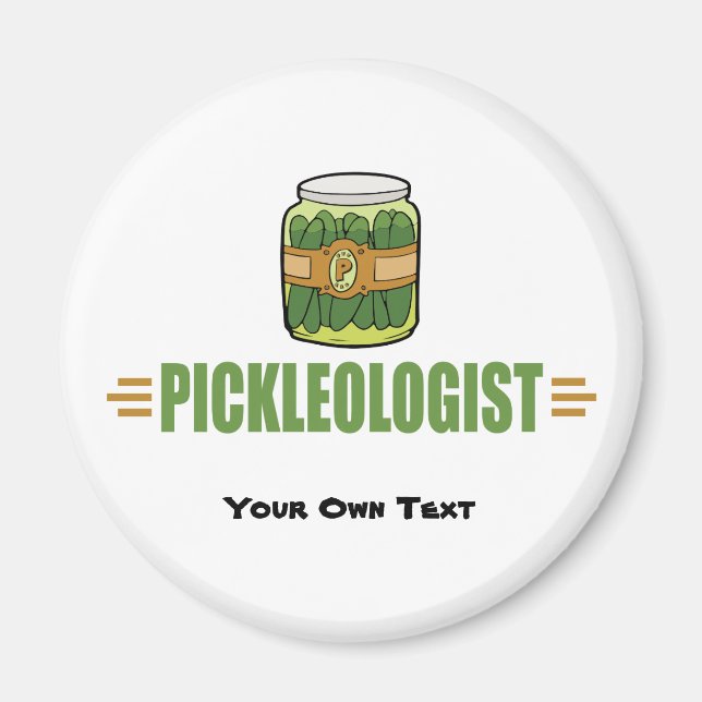 Aimant PICKLEOLOGISTE FunNY PiCKLE LoVERS (Devant)