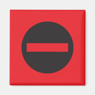 Aimant Pictogramme, Ne pas entrer