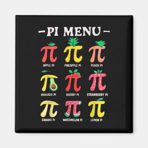 Aimant Pie Menu Funny Pi Day Pi 3.14 Math Teacher Pi Symb