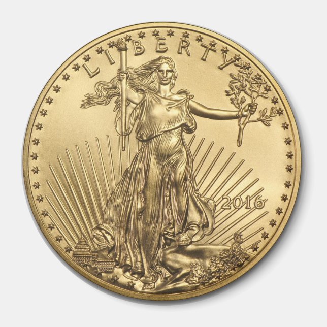 Aimant Pièce Gold Eagle (Devant)